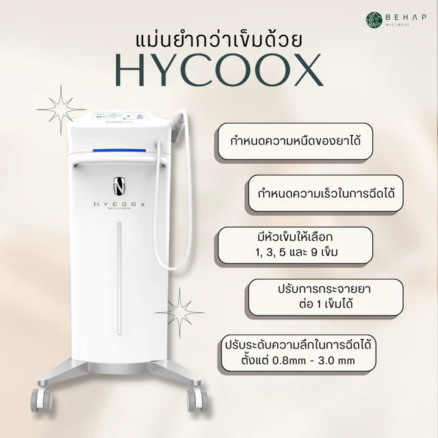 อาร์ตเวิร์กจากบทความ HYCOOX เดิม ภาพที่ 3: การตั้งค่าในการฉีด