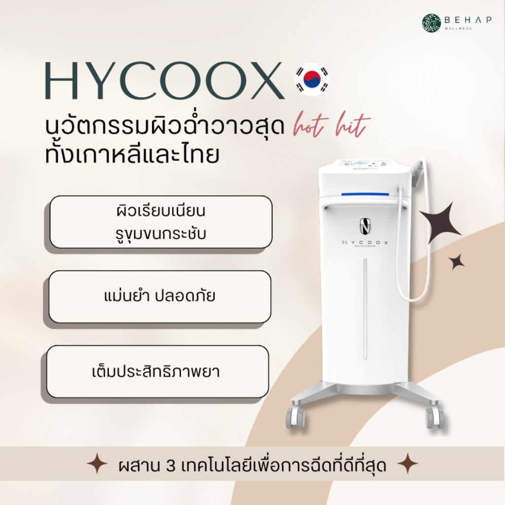 Hycoox ฉีดหน้าใสฉ่ำยอดฮิตจากเกาหลี